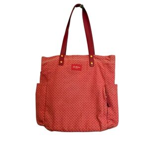 Cath Kidston Large Canvas Tote Bag, Shadow Flowers Pink